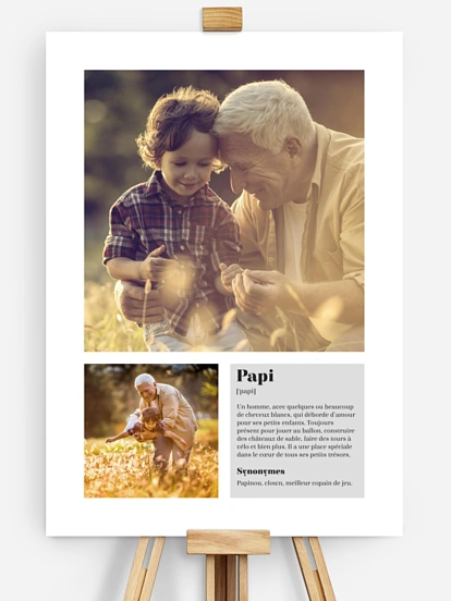 Affiche Message À Papi