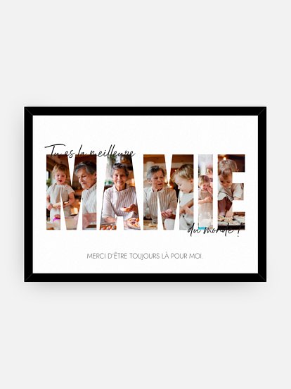 Affiche Souvenirs avec mamie