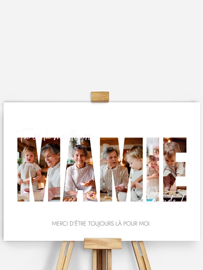 Affiche Souvenirs avec mamie