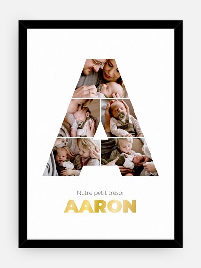 Affiche Lettre A