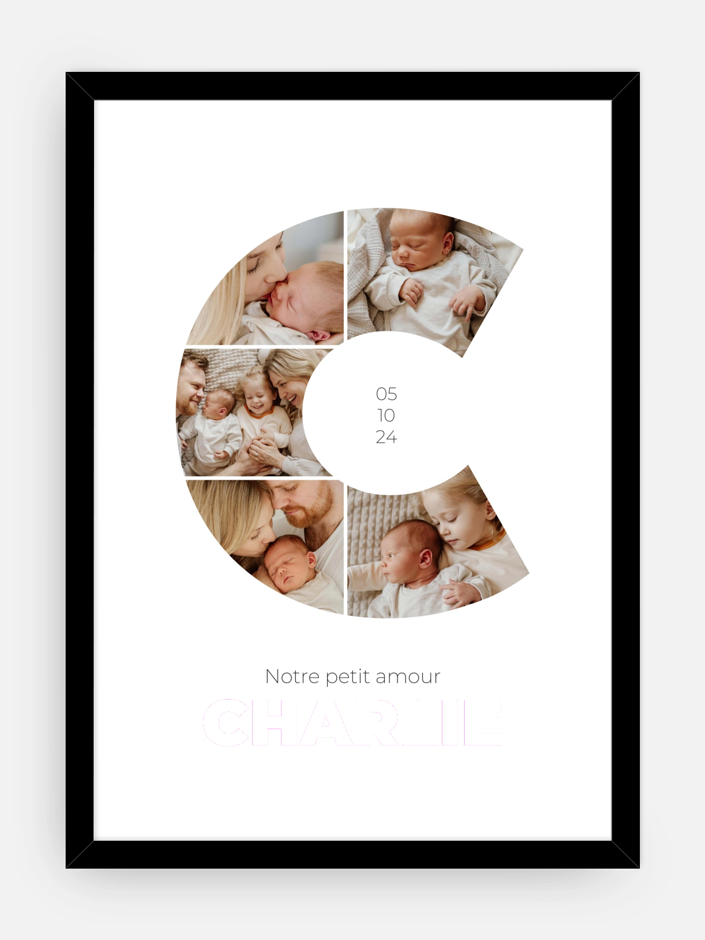 Affiche Lettre C