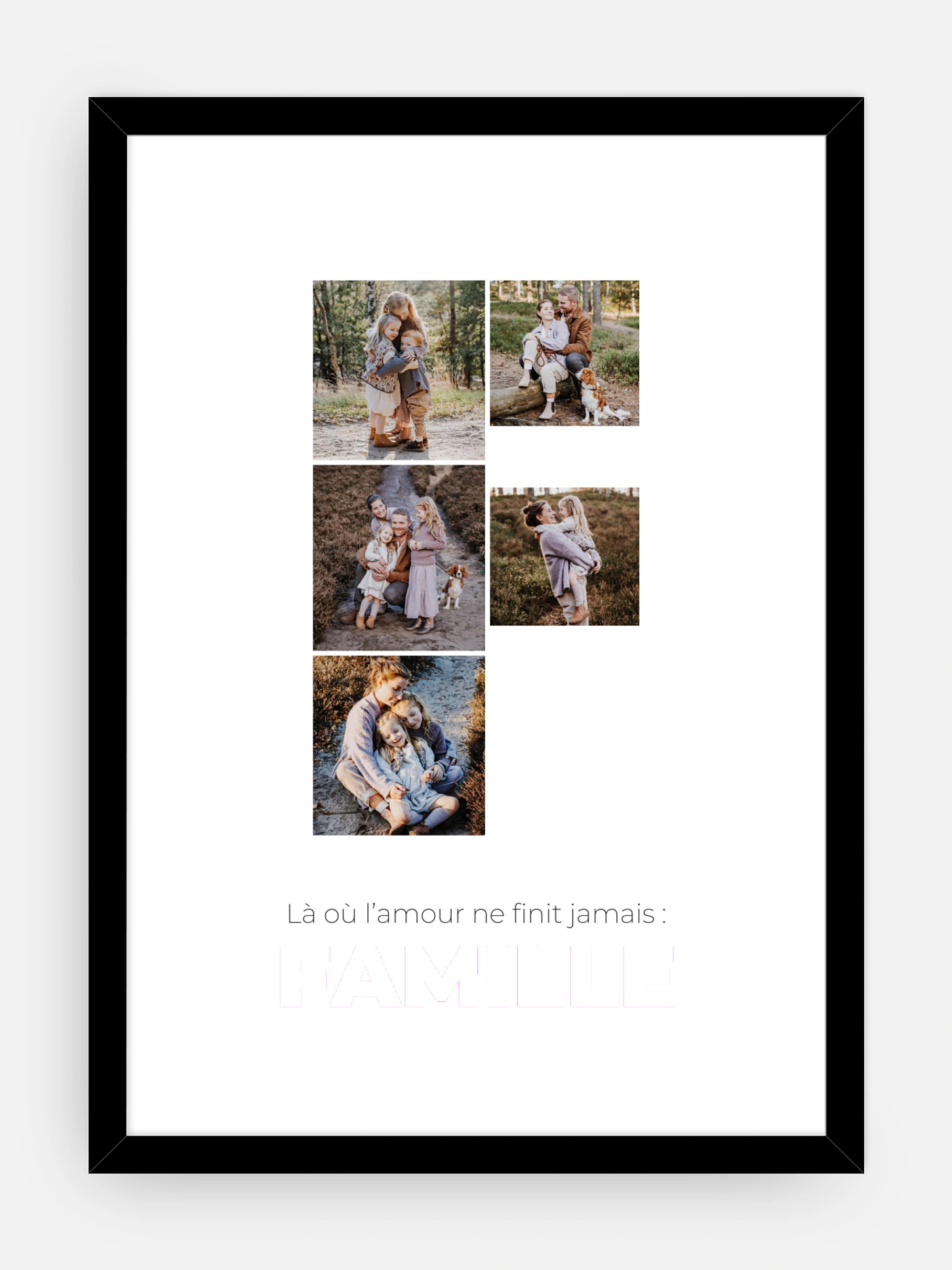 Affiche Lettre F