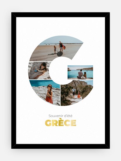 Affiche Lettre G