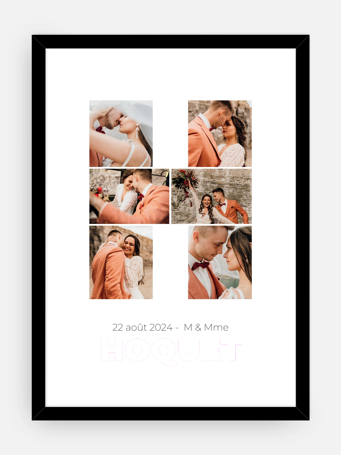 Affiche Lettre H