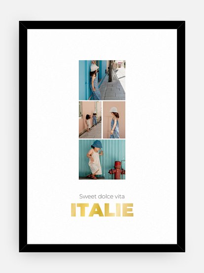 Affiche Lettre I