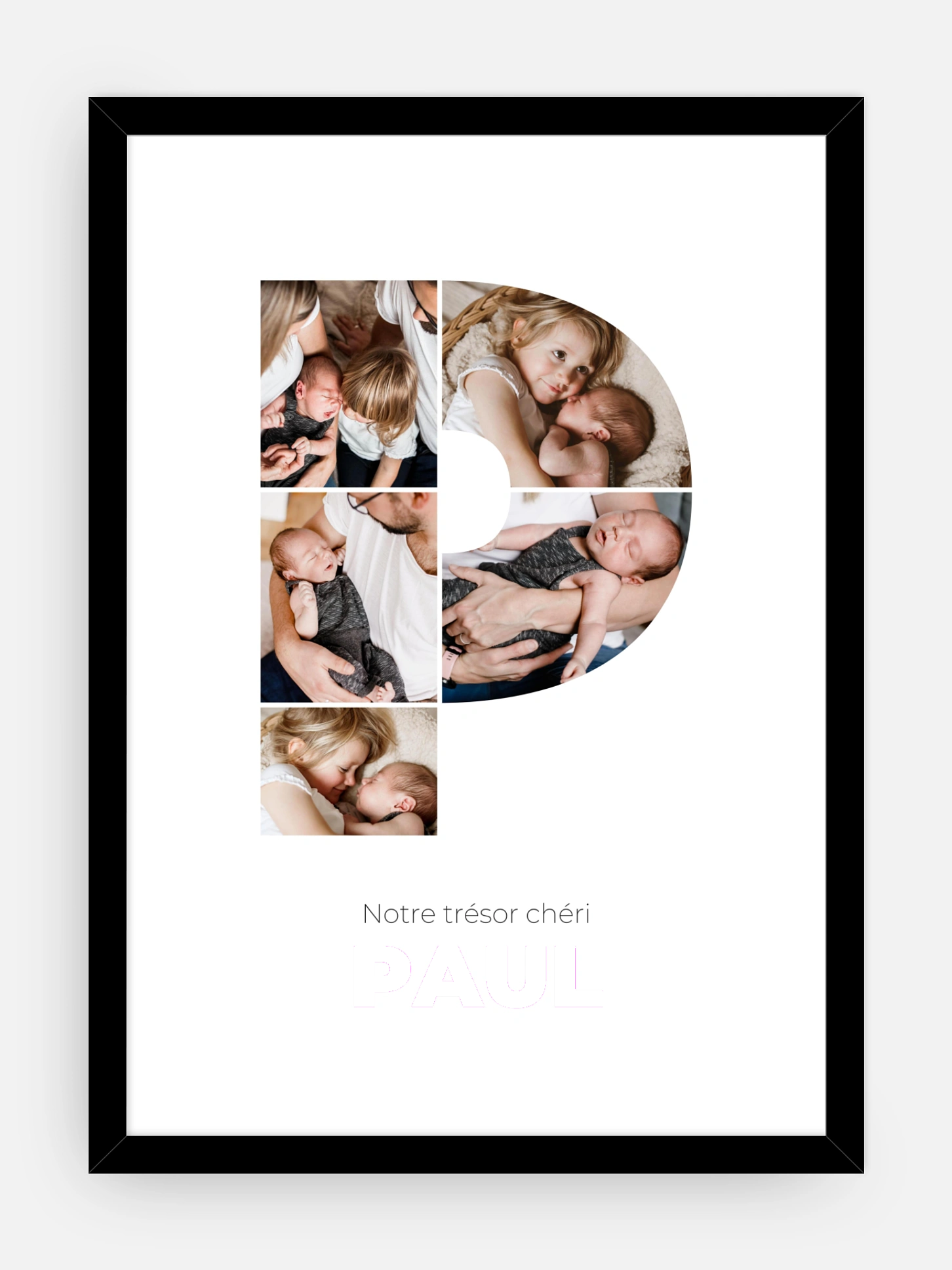 Affiche Lettre P