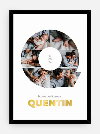Affiche Lettre Q