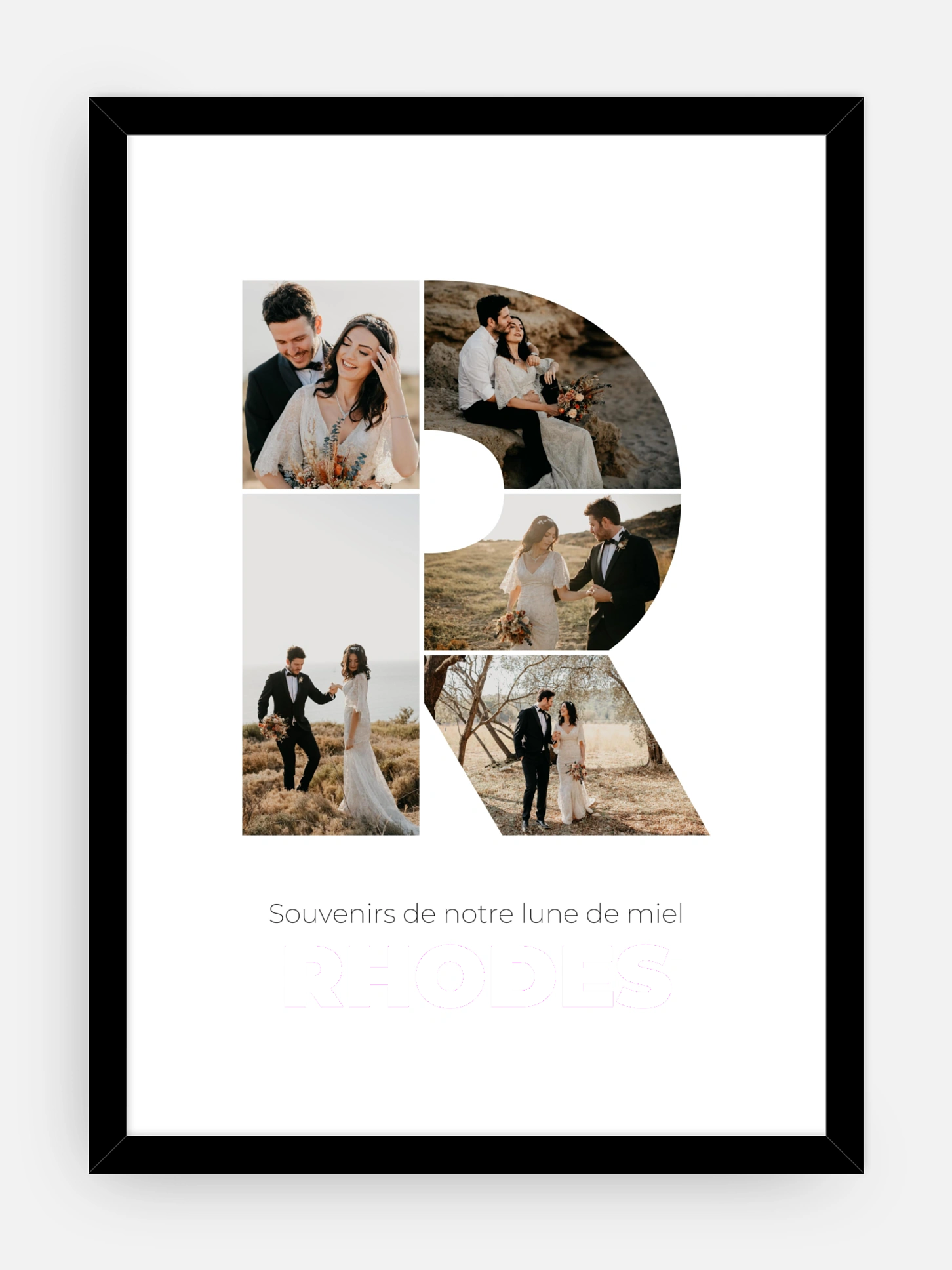 Affiche Lettre R