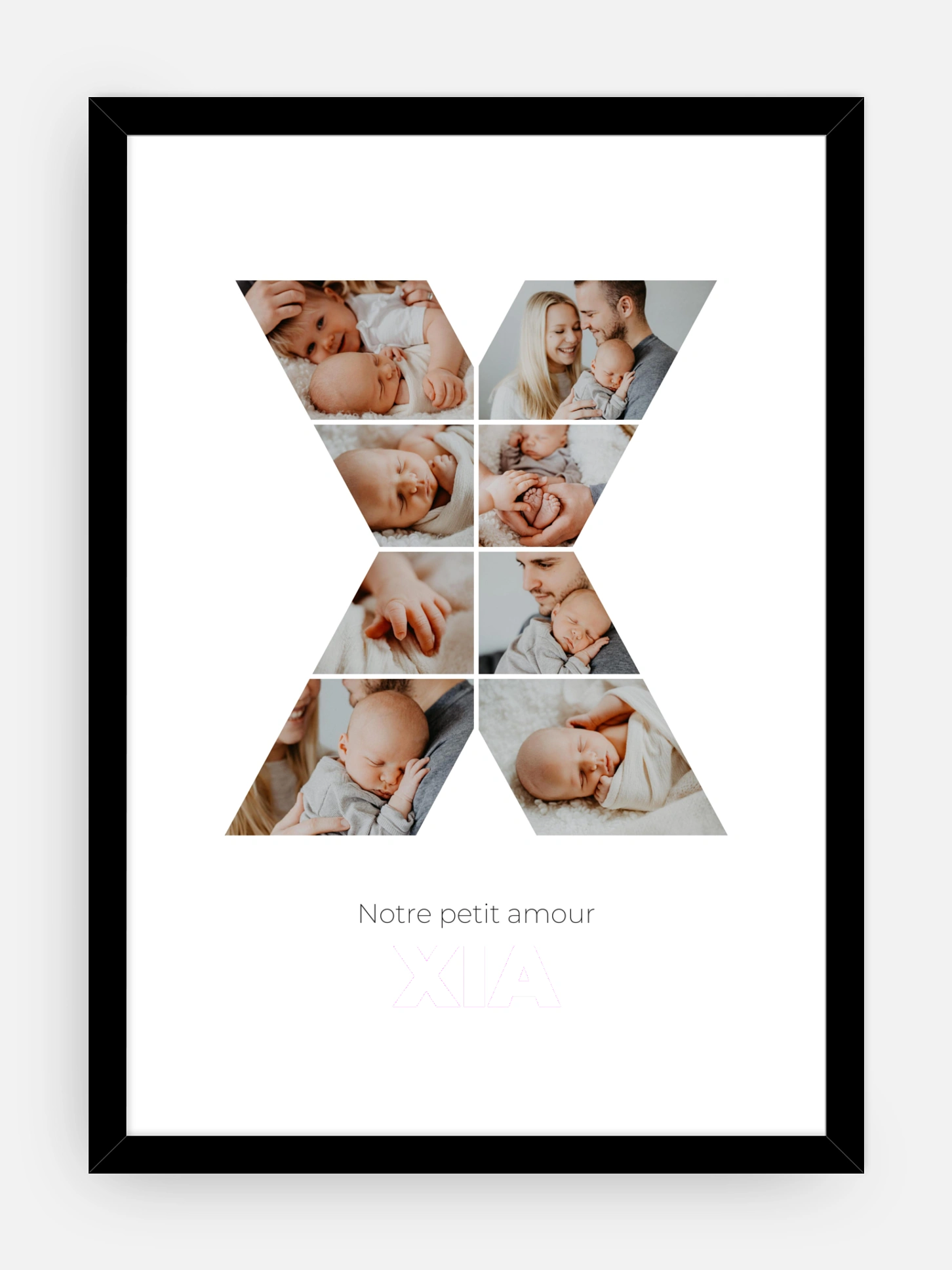 Affiche Lettre X