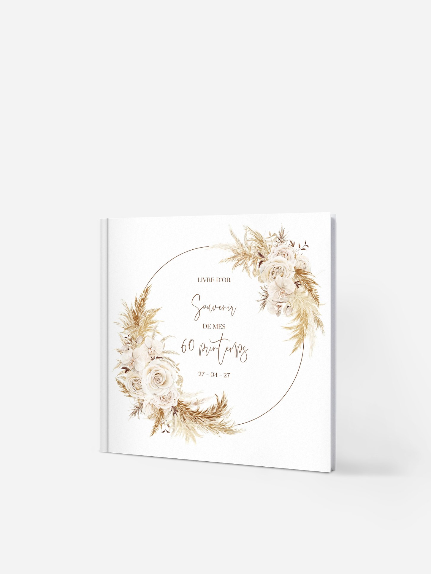Livre d'or anniversaire Elegant Boho