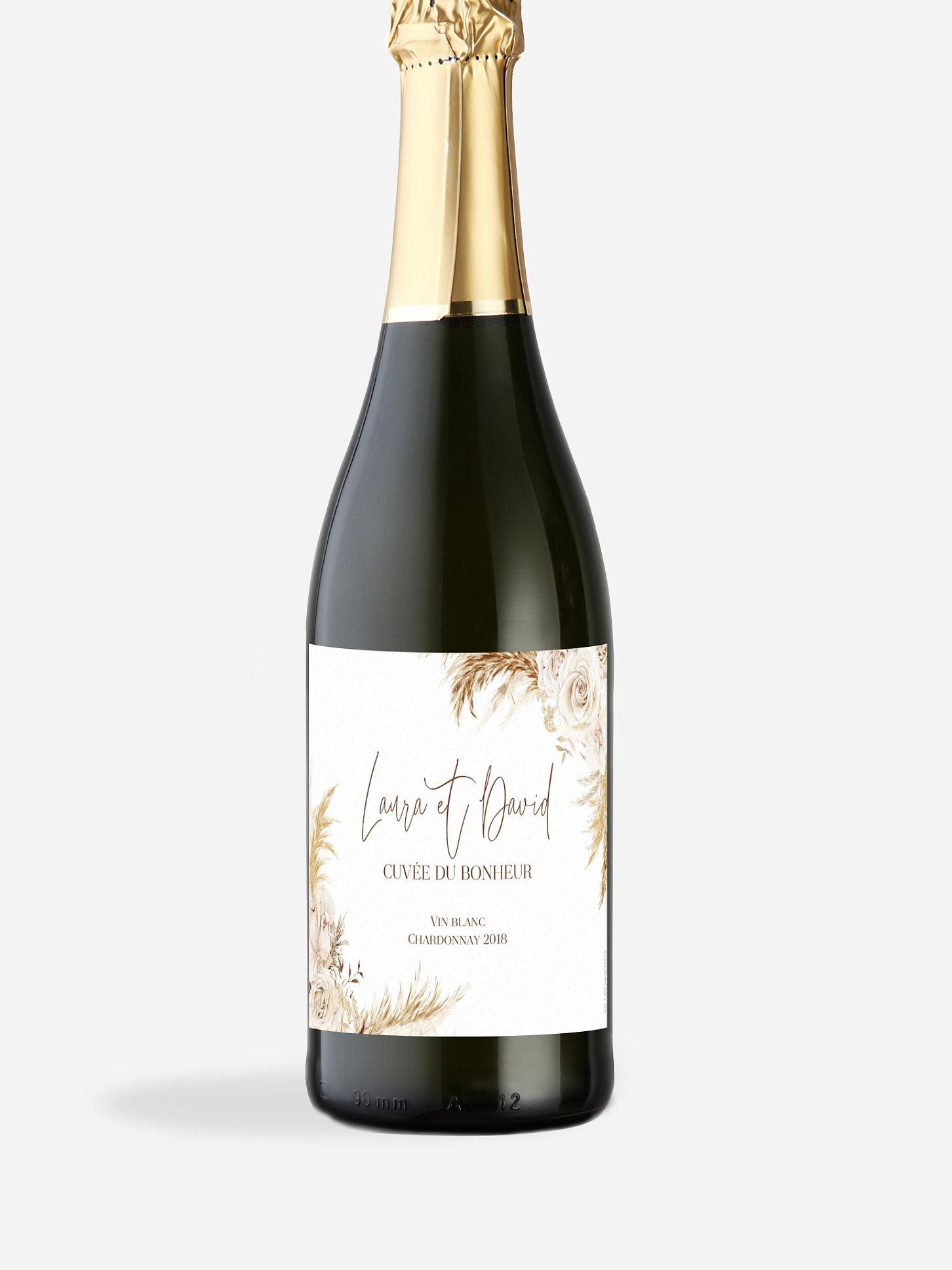 Étiquette bouteille Elegant Boho