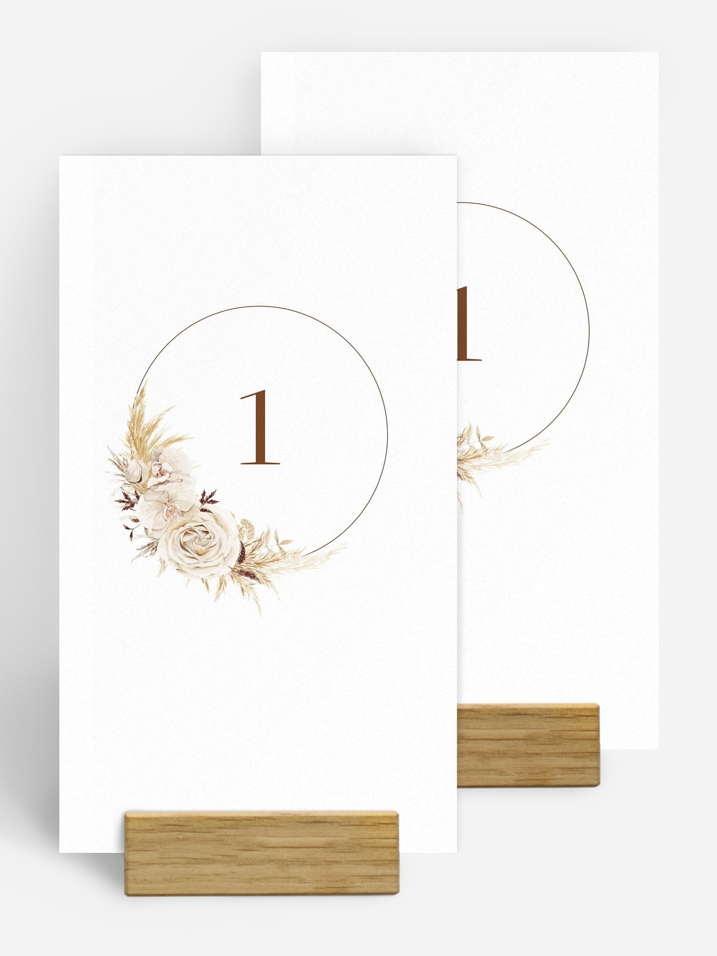 Numéro de table mariage Elegant Boho