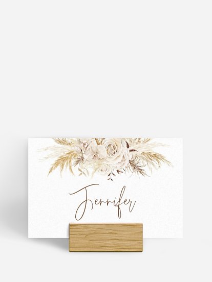 Marque-place mariage Elegant Boho