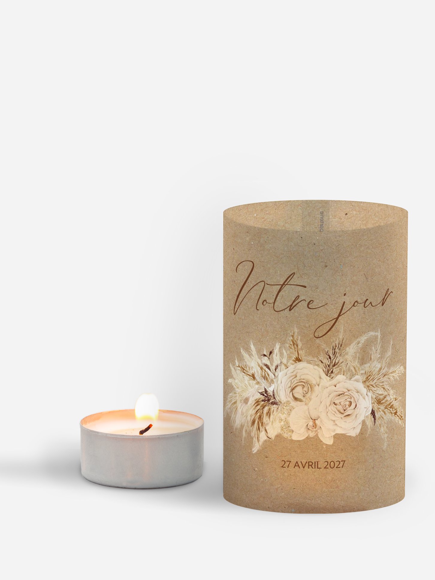 Photophore Roses Boho