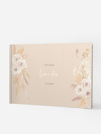 Livre d'or Boho Pampas