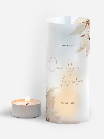 Photophore Touche de coton