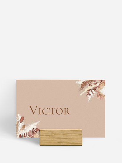 Marque-place mariage Bohemian Bouquet
