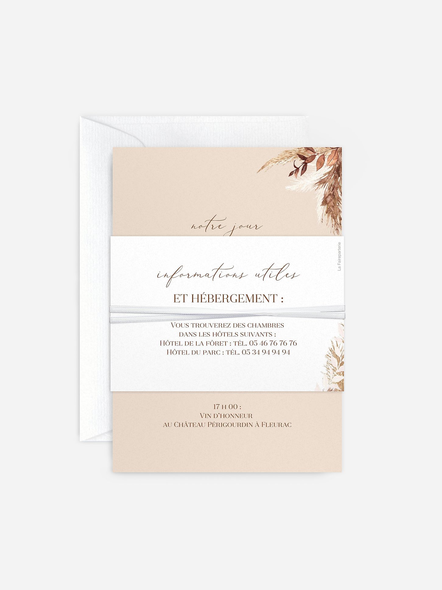 Faire-part de mariage Bohemian Bouquet