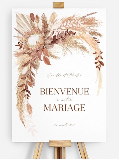 Affiche mariage photo souvenir et livre d'or personnalisable, format a3,  a4, a5, 13 x 18 cm, pour mariage, baptême ou anniversaire - Un grand marché