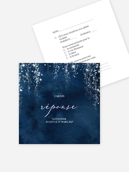 Carton réponse Nuit champêtre