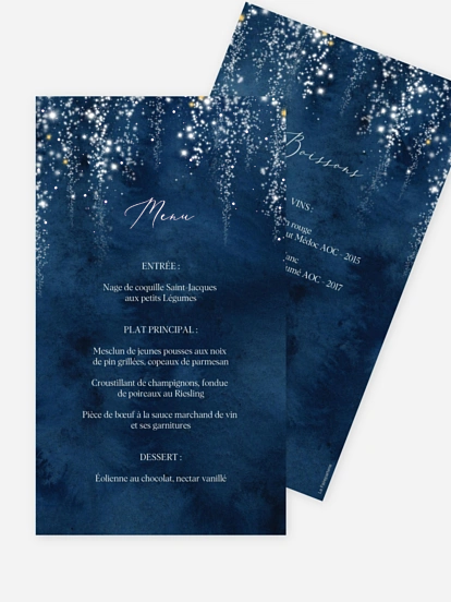 Menu mariage Magic night