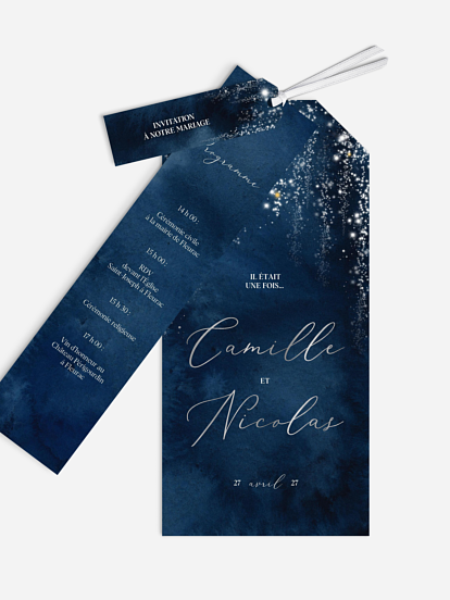 Faire-part de mariage Nuit champêtre