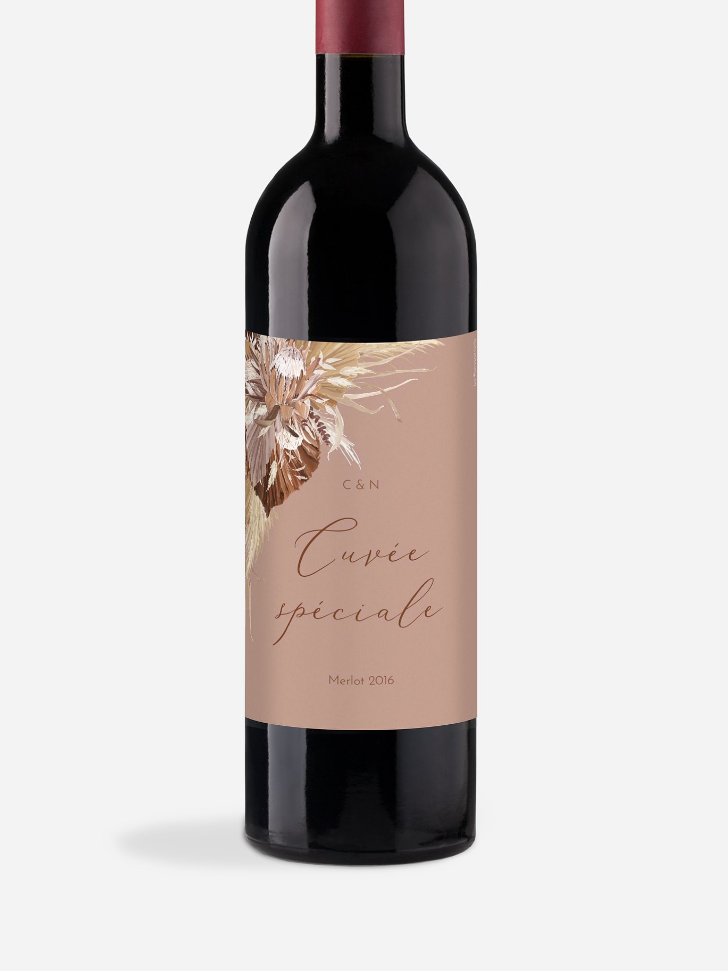 Étiquette bouteille Rêve bohème