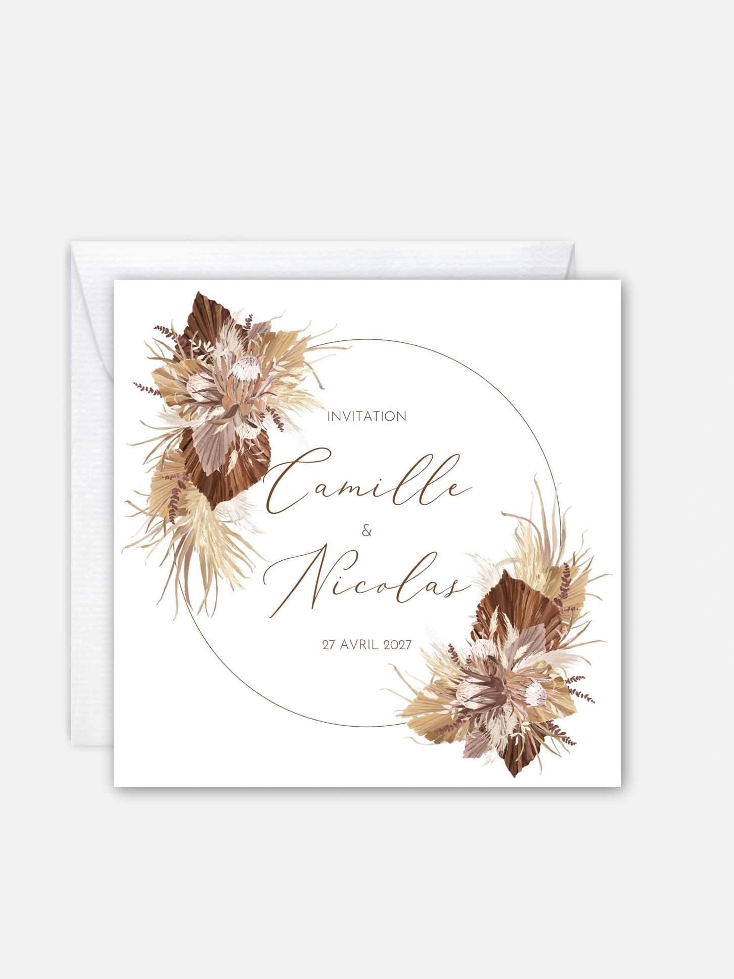 Faire-part de mariage Rêve bohème