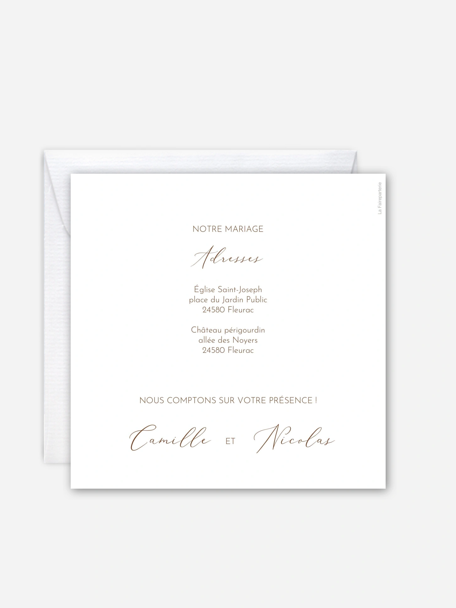 Faire-part de mariage Rêve bohème