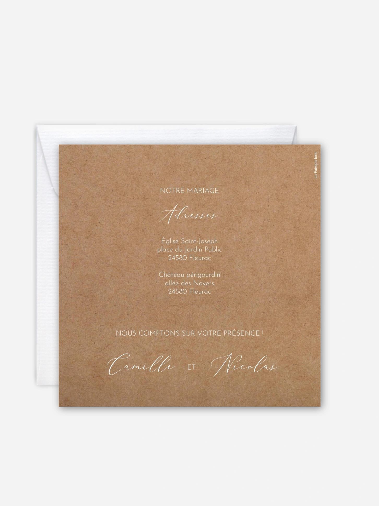 Faire-part de mariage Rêve bohème