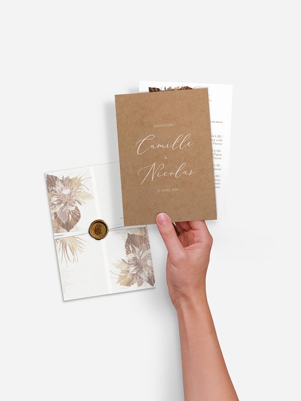 Faire-part de mariage Rêve bohème