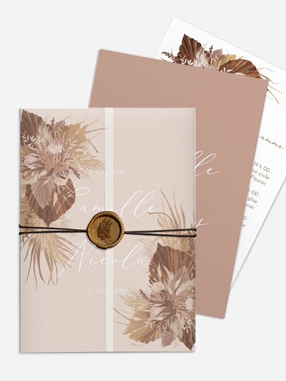 Faire-part de mariage Rêve bohème