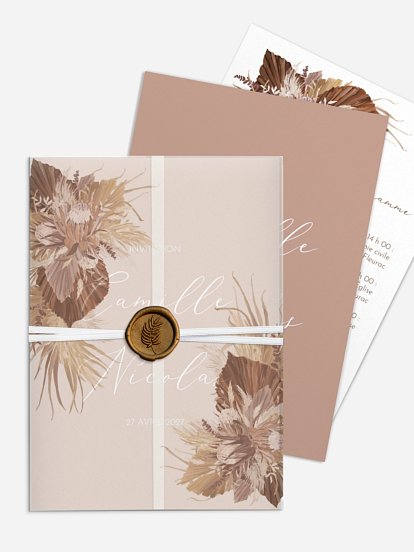 Faire-part de mariage Rêve bohème