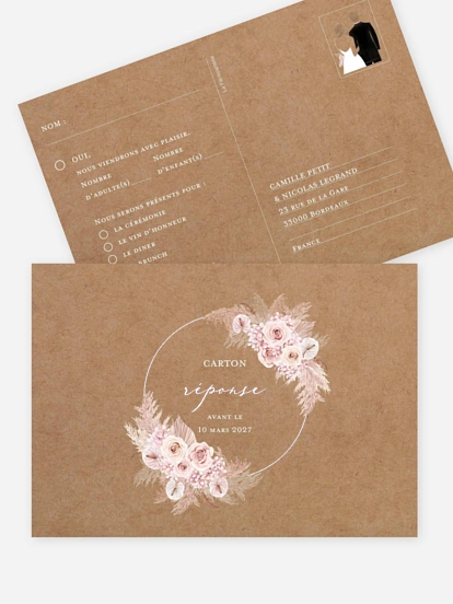 Portrait fleuri Portrait fleuri