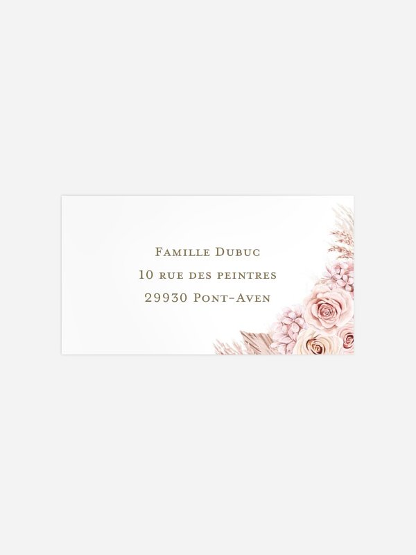 Portrait fleuri