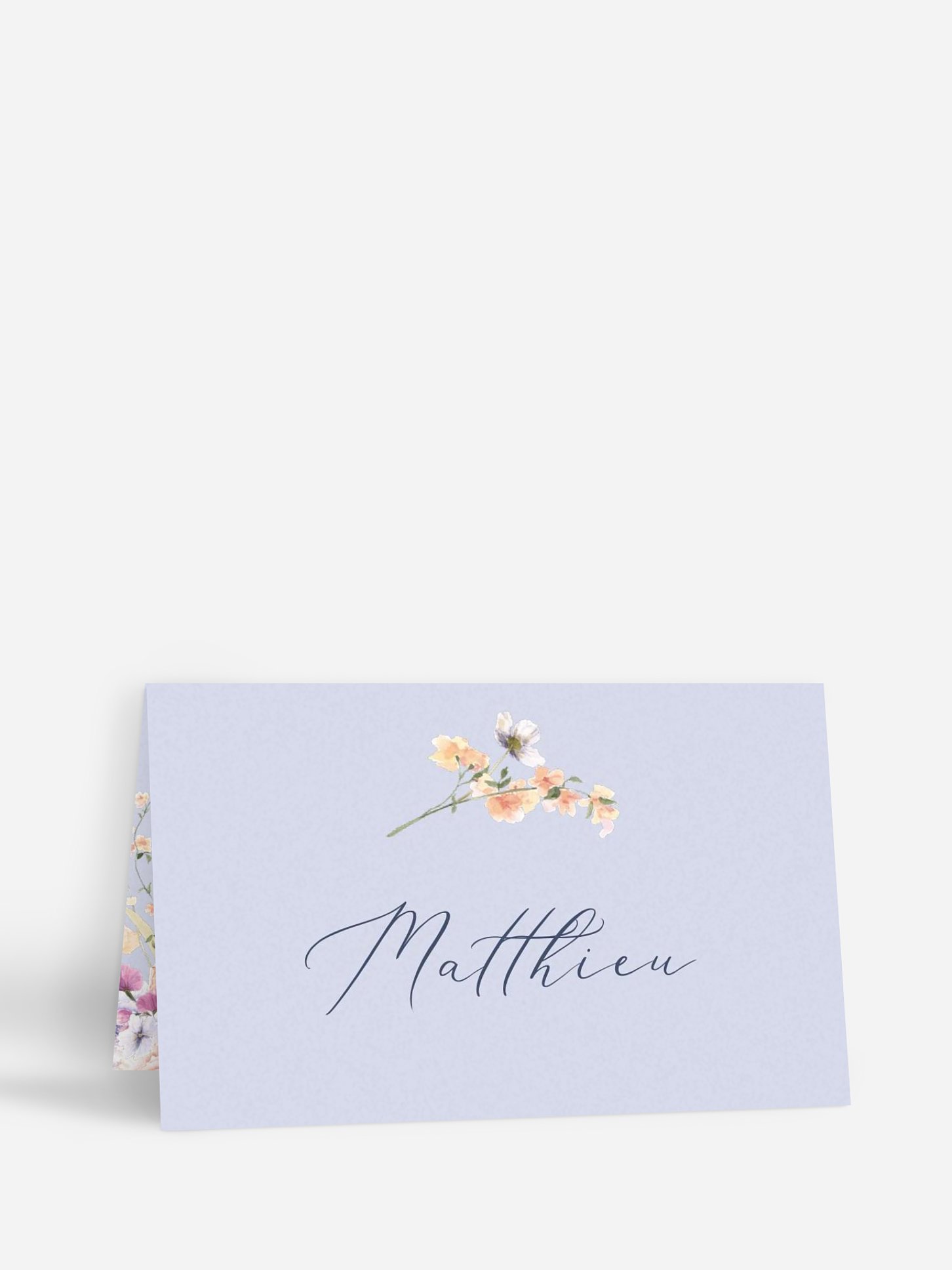 Marque-place mariage Bouquet majestic