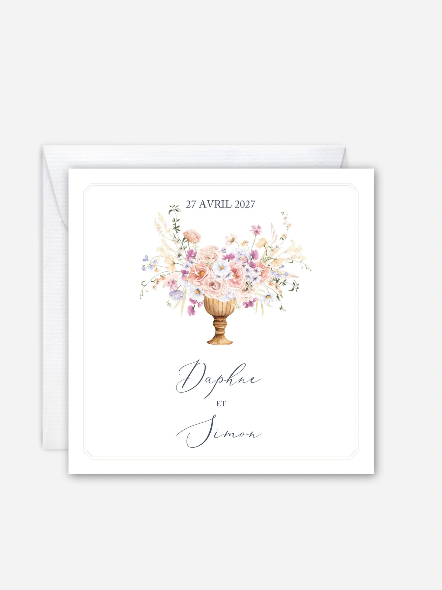 Faire-part de mariage Bouquet majestic