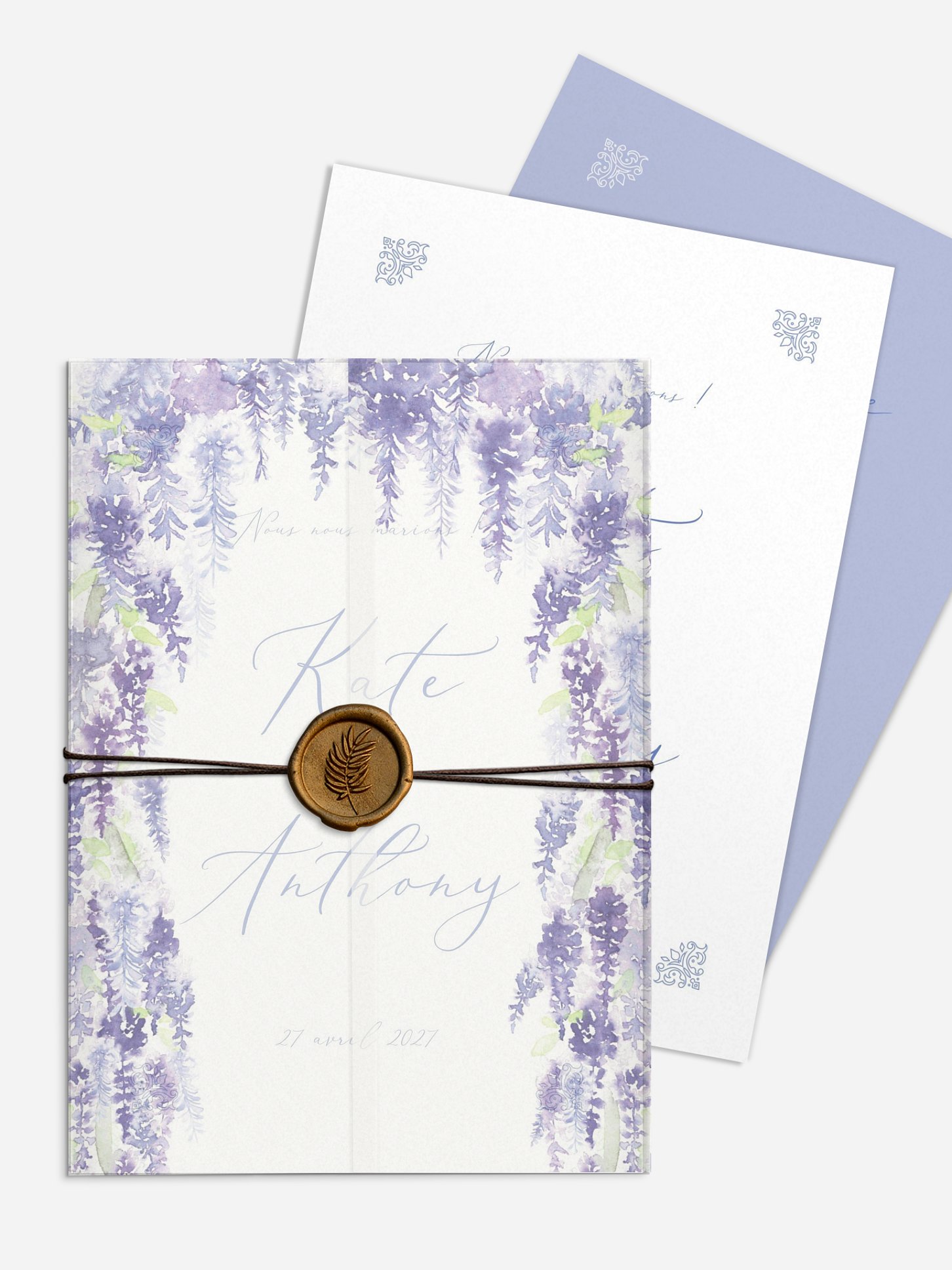 Faire-part de mariage Jardin majestic