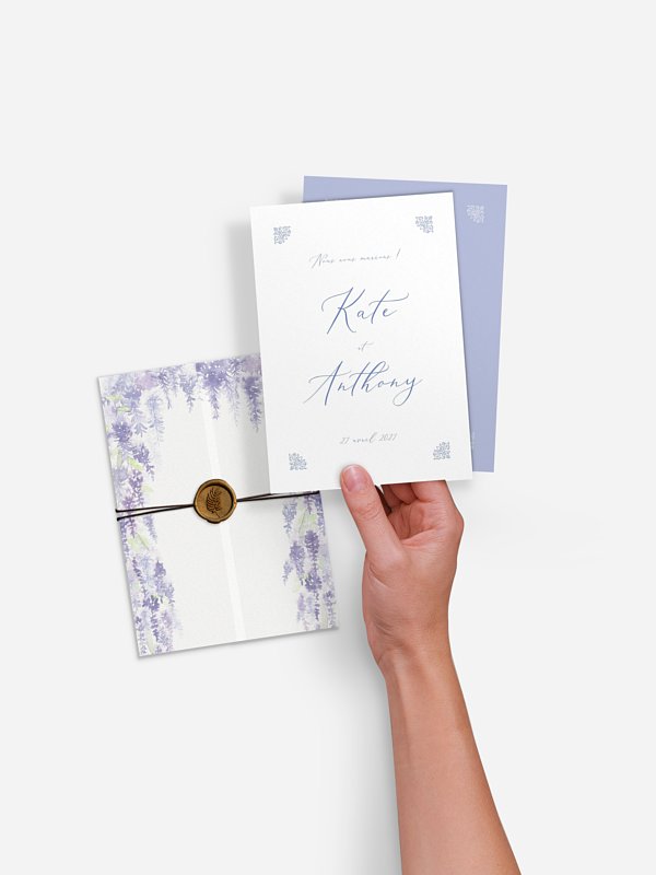 Faire-part de mariage Jardin majestic
