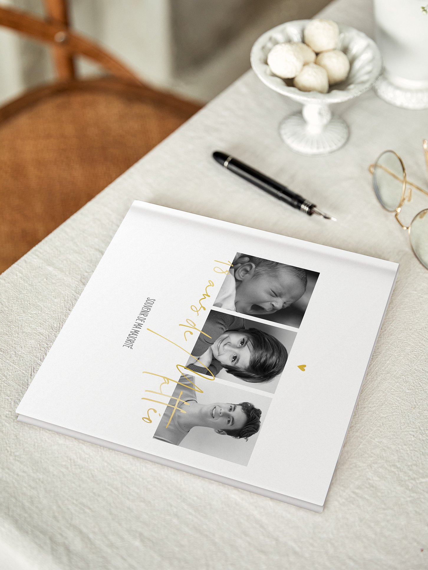 Livre d'or anniversaire Bonheur en photos
