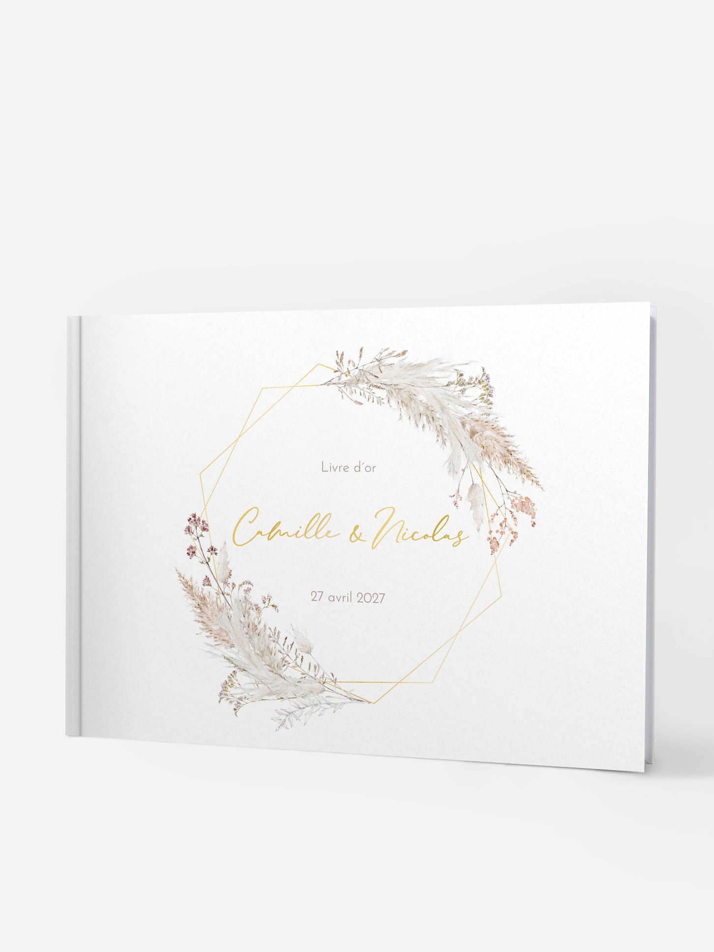 Livre d'or Fleurs filigranes