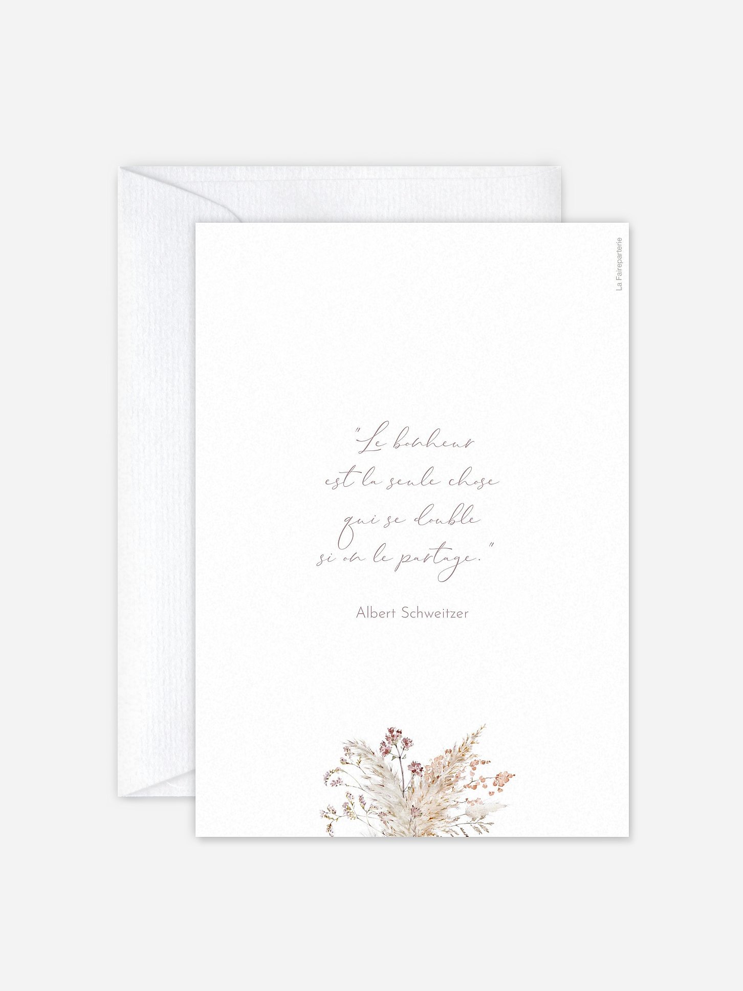 Faire-part de mariage Fleurs filigranes