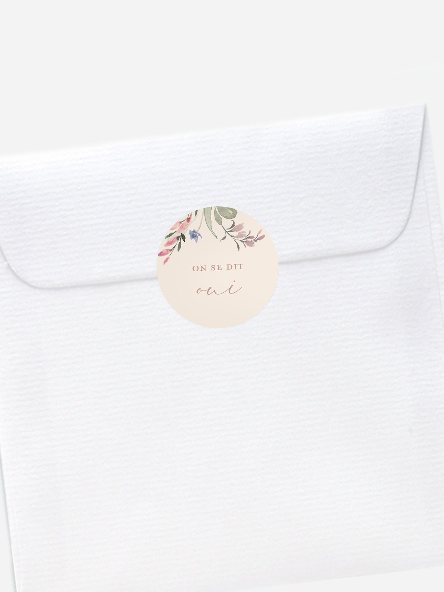 Stickers mariage Fleurs douces