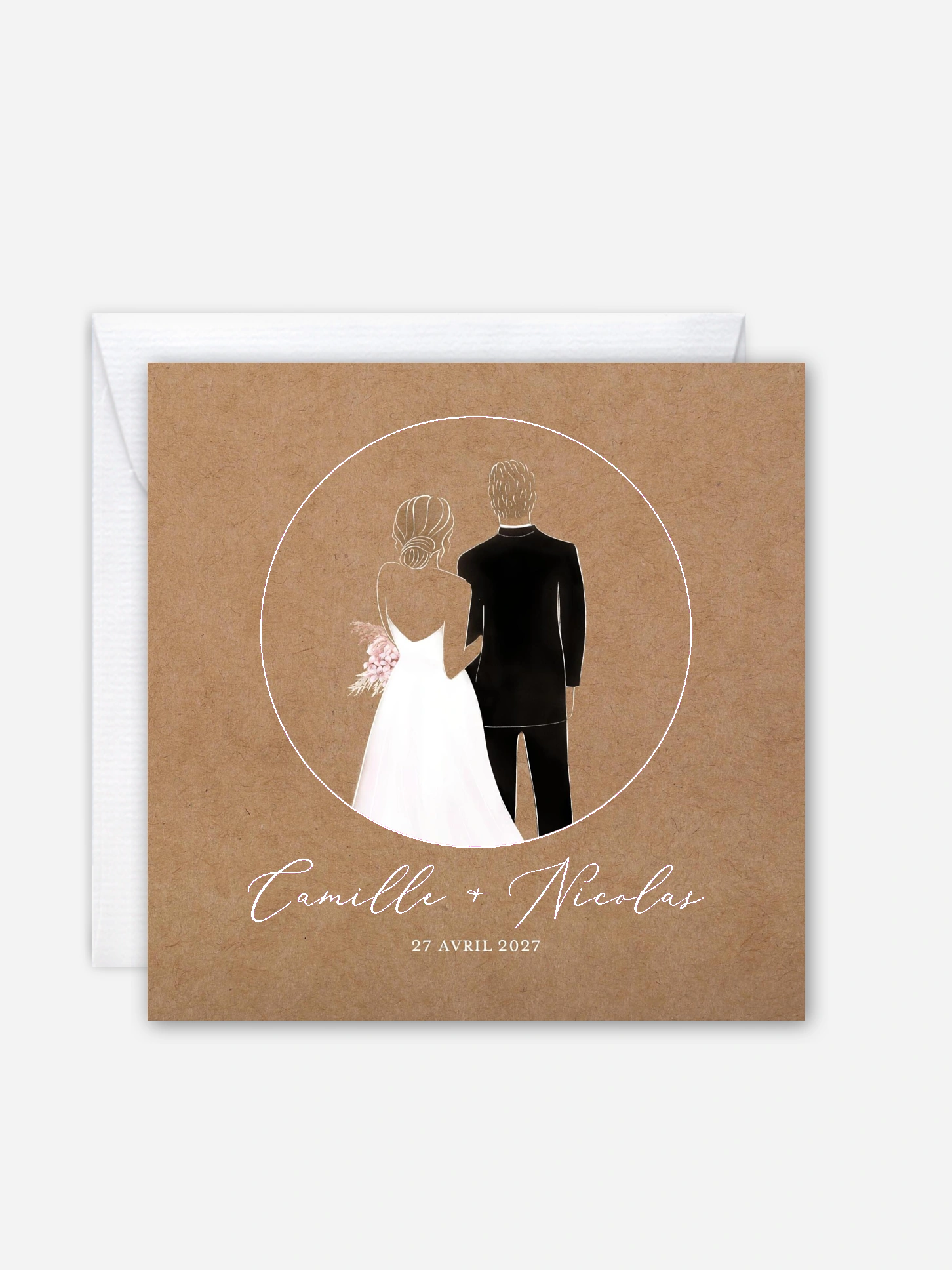 Faire-part de mariage Amour precieux