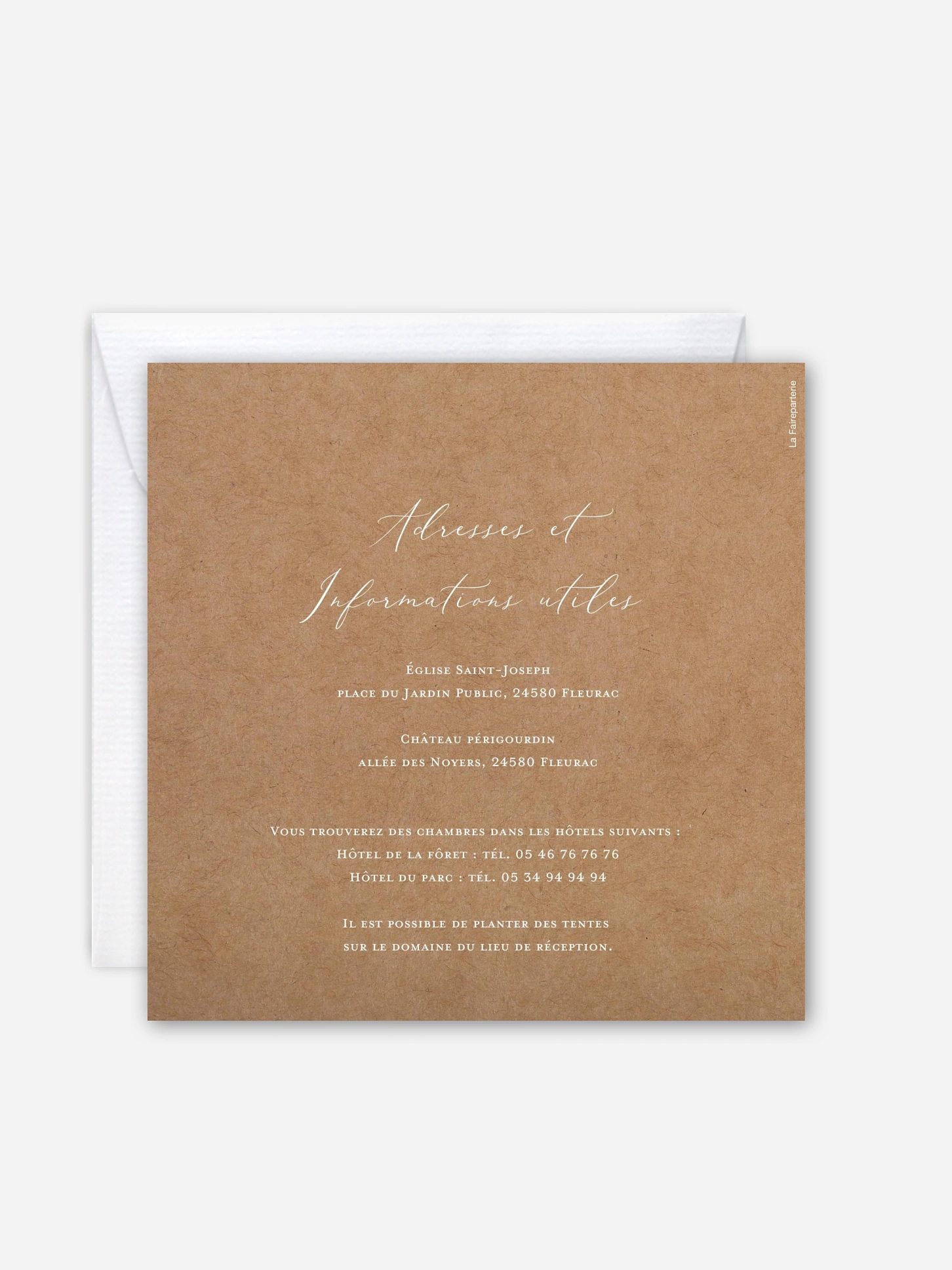 Faire-part de mariage Amour precieux
