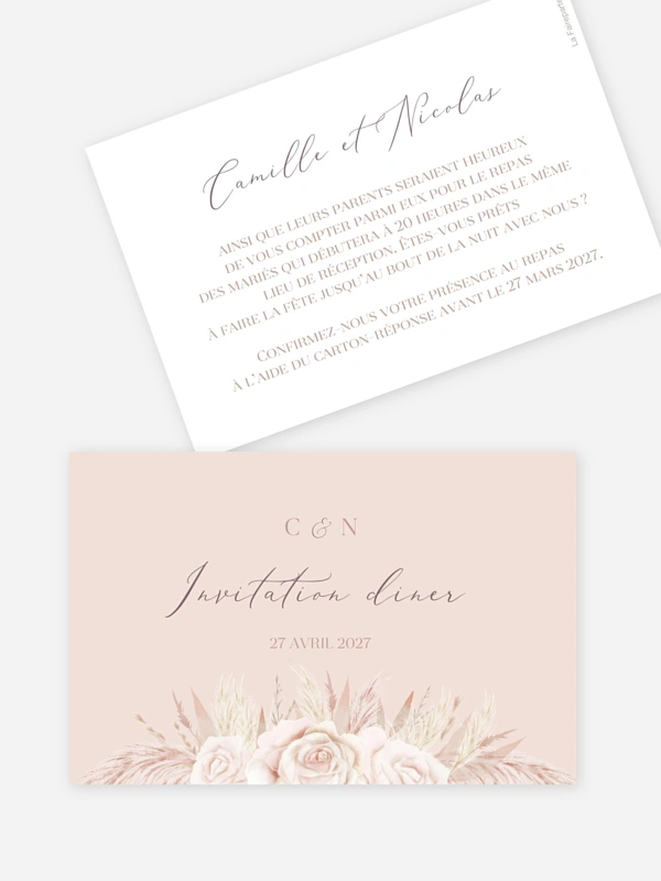 Blush Initials
