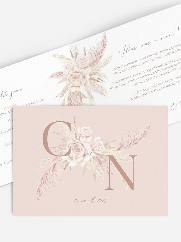 Blush Initials