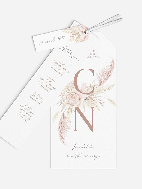 Blush Initials