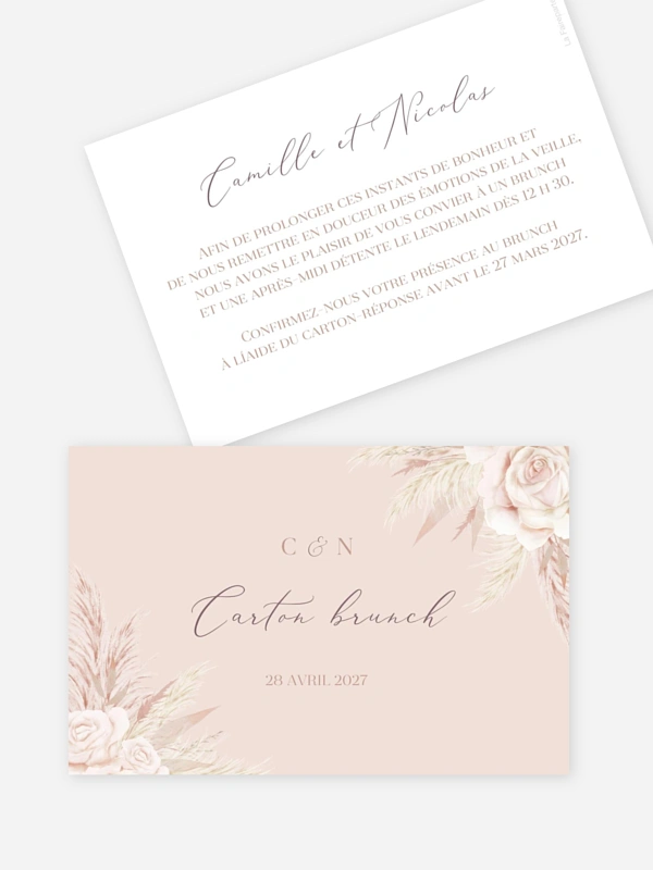 Blush Initials