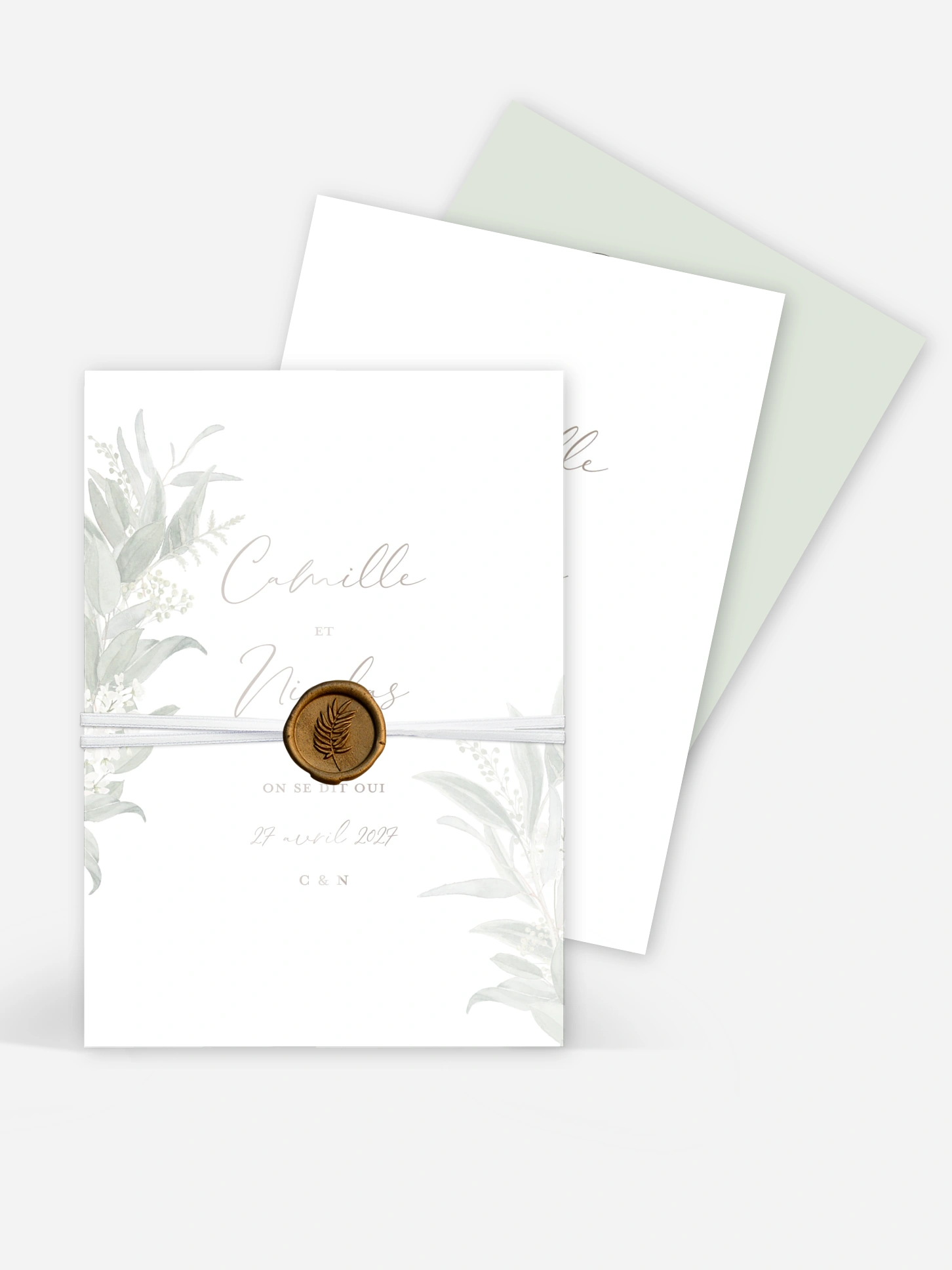 Faire-part de mariage Brin de sauge